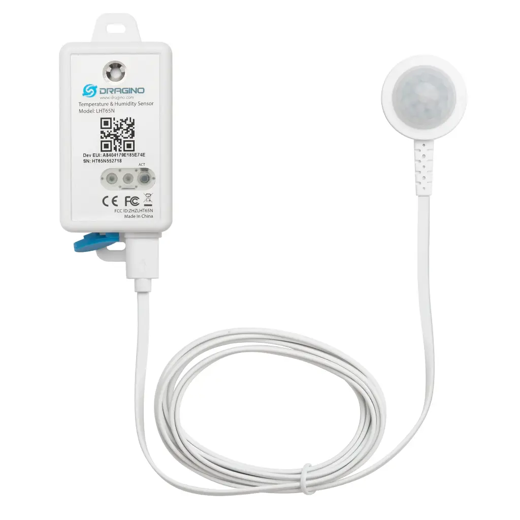 [LHT65N-PIR] LoRaWAN Temperature , Humidity & PIR Motion Sensor